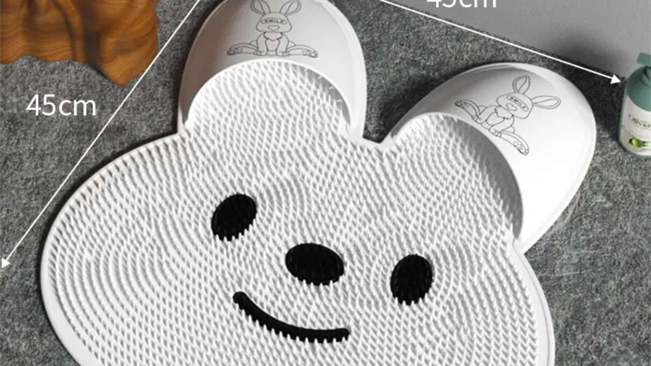 Rabbit Shape Silicone Massage Mat