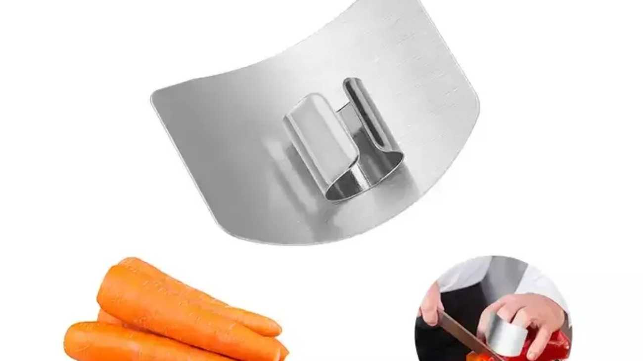 Anti-Cut Stainless Steel Veggie Finger Guard