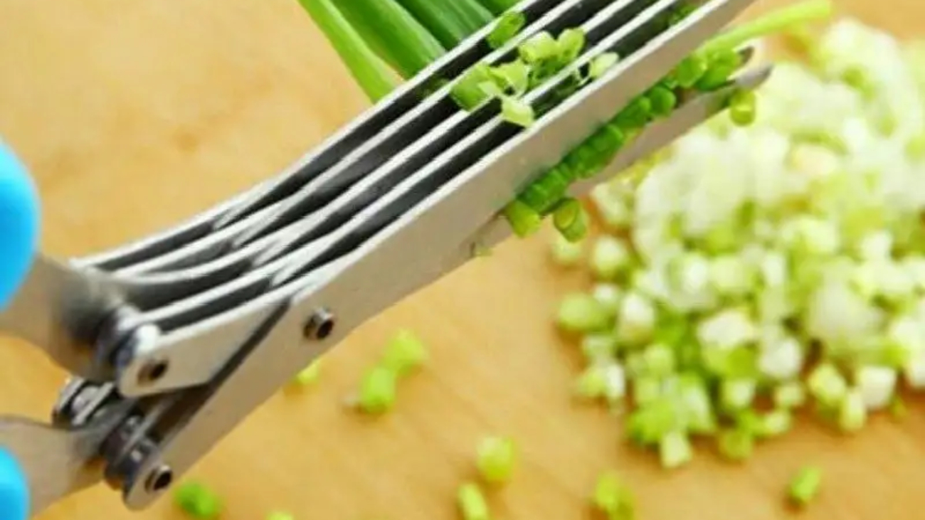 5-Layer Scallion & Herb Kitchen Scissors